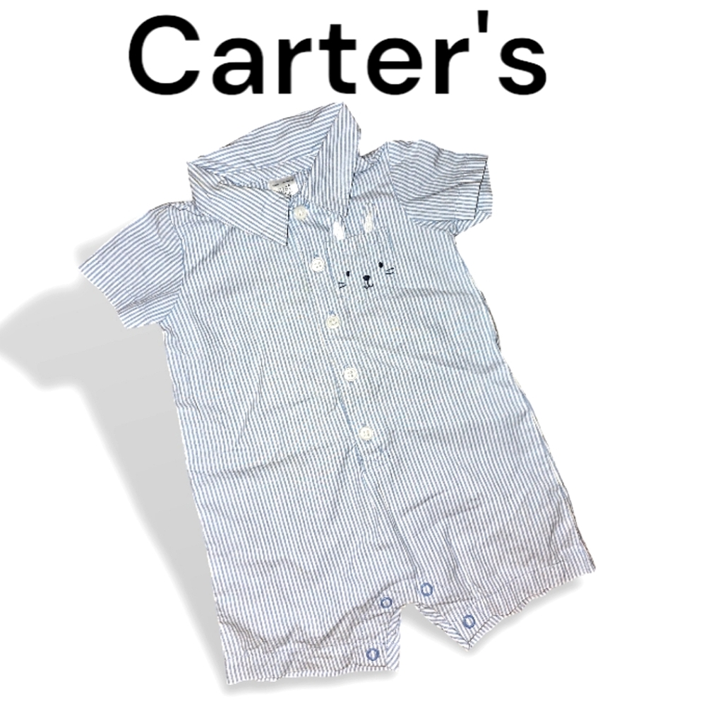 Carter's Just For You One-Piece Short Sleeve Jumpsuit Size 6m